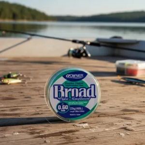 Linha Monofilamento Owner Broad 0,33mm 21lb/9,4kg C/ 300 M